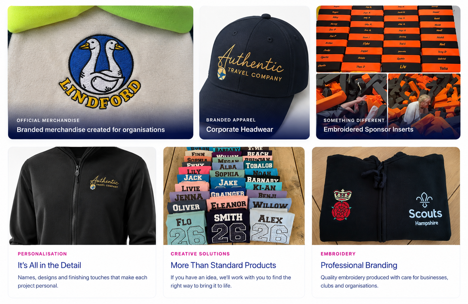 Official merchandise and embroidered branded products created by YAPO