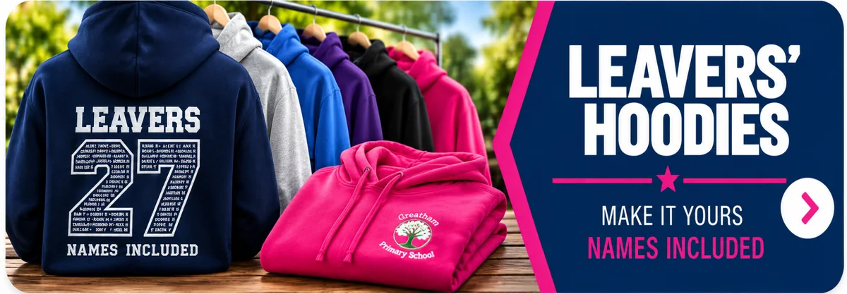 2027 Leavers Hoodies from YAPO